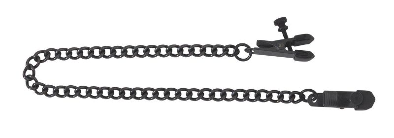 black adjustable broad tip clamp with chain black passionfruit 2