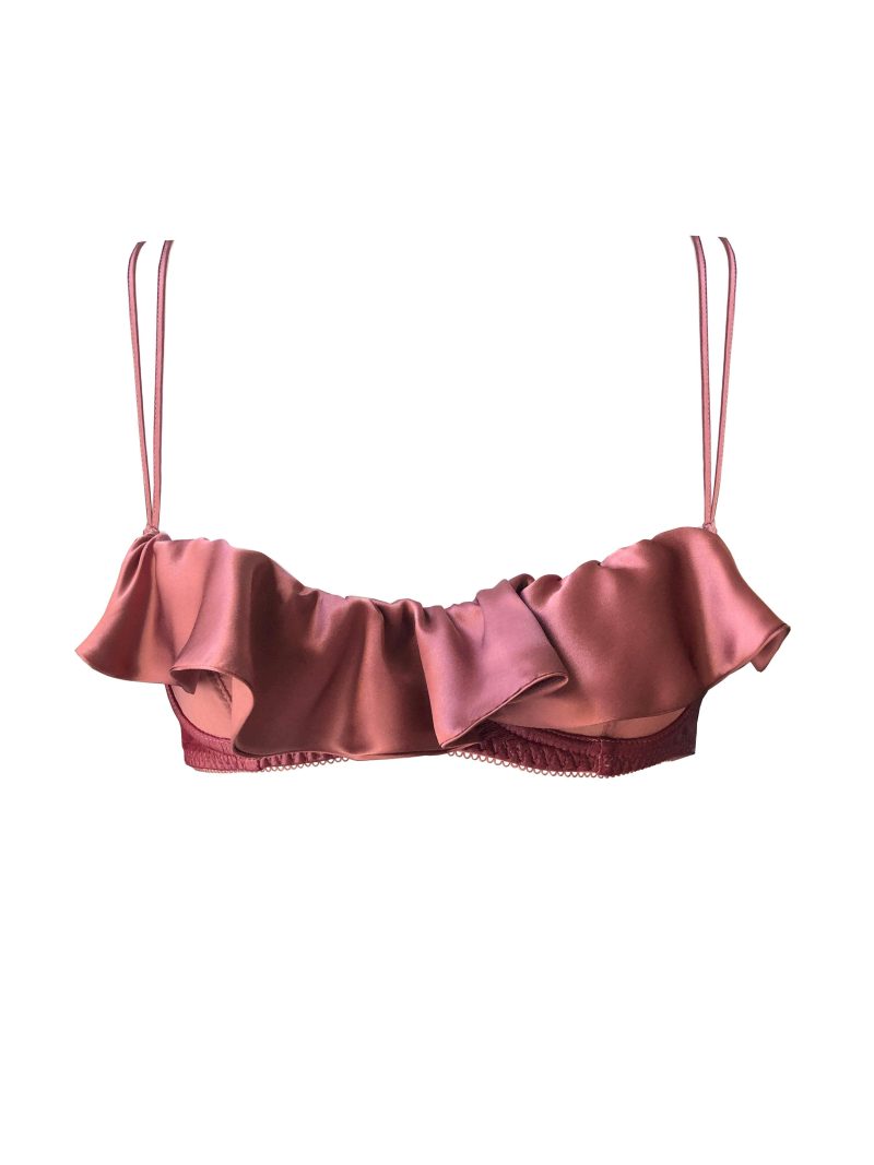 fenella ruffle bra passionfruit 1