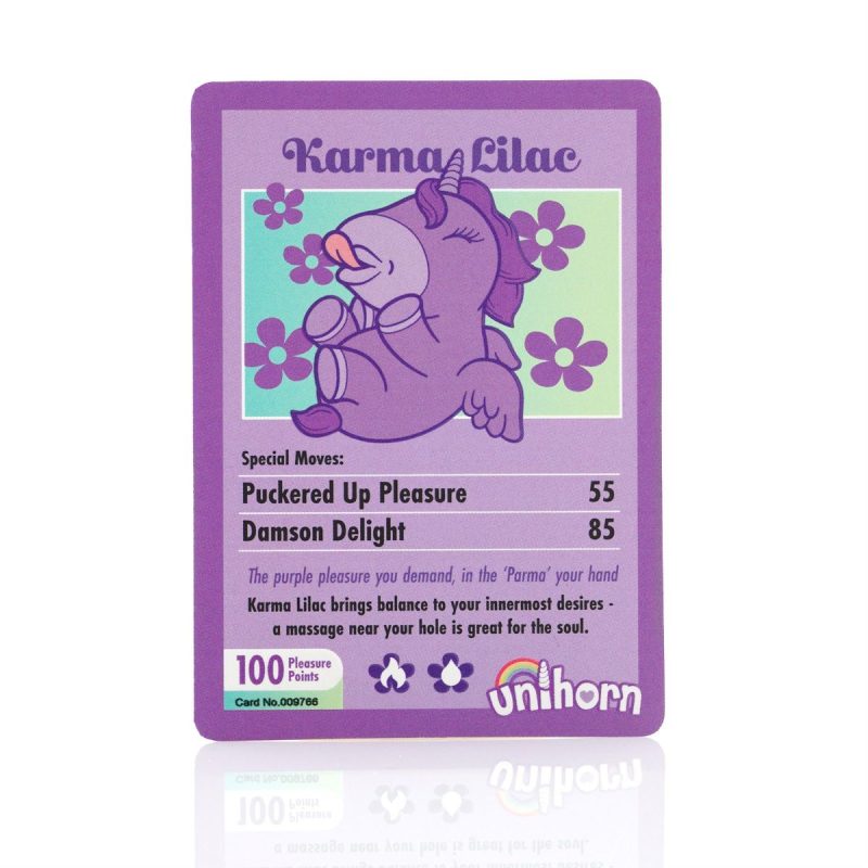 karma lilac card