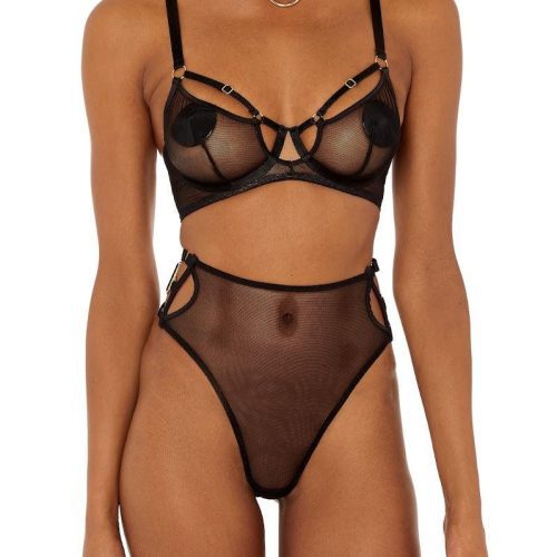 kora high waist thong black bordelle passionfruit 3 1