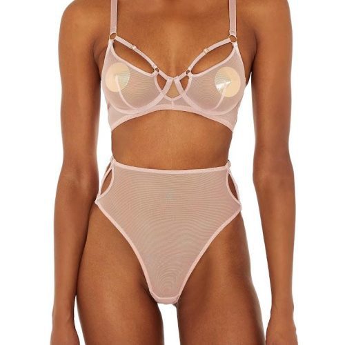 kora high waist thong rose bordelle passionfruit 2 1