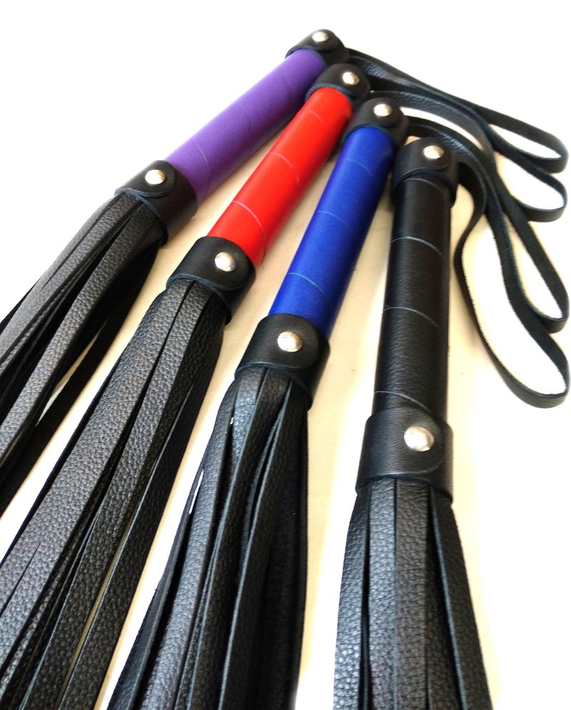 mistress flogger various sizes wild hide passionfruit