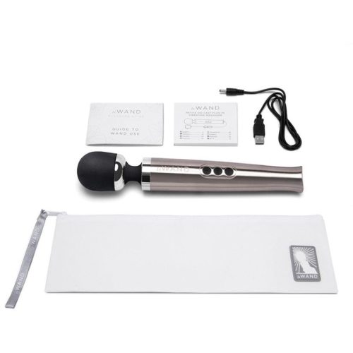 rechargeable die cast massager silver passionfruit 5