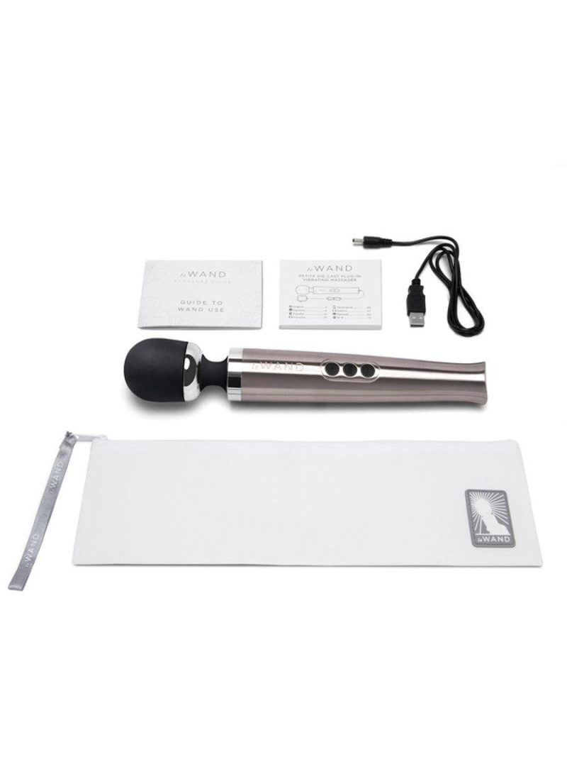 rechargeable die cast massager silver passionfruit 5