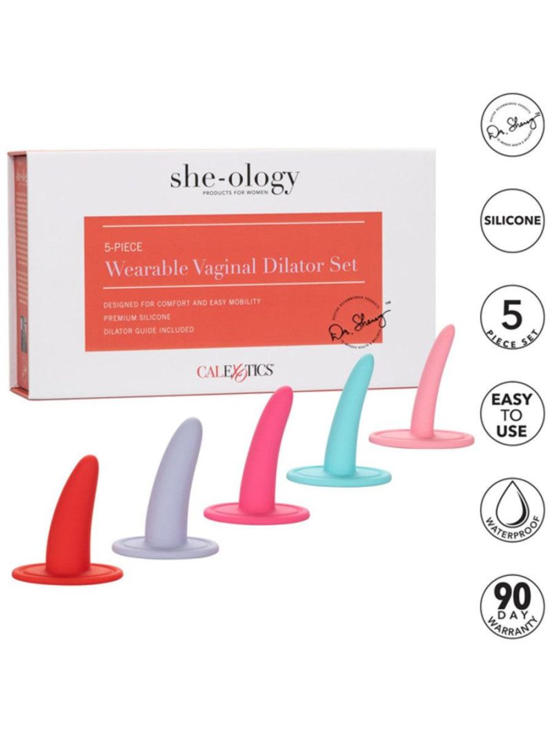 she ology 5 piece wearable vaginal dilator set passionfruit 6