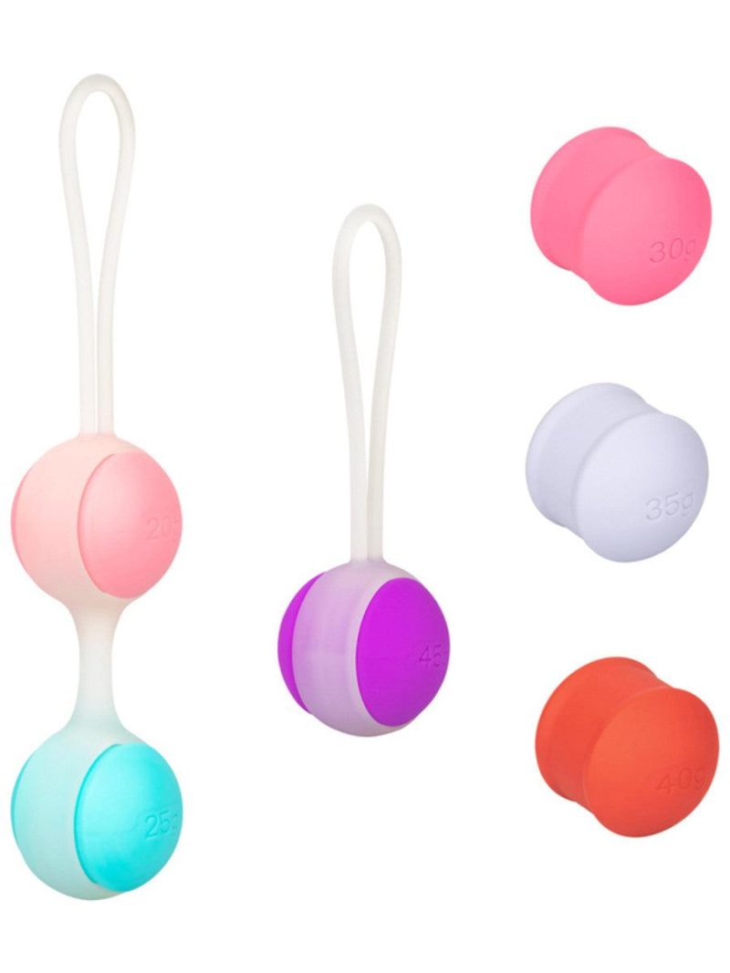 she ology interchageable weighted kegel set passionfruit 1