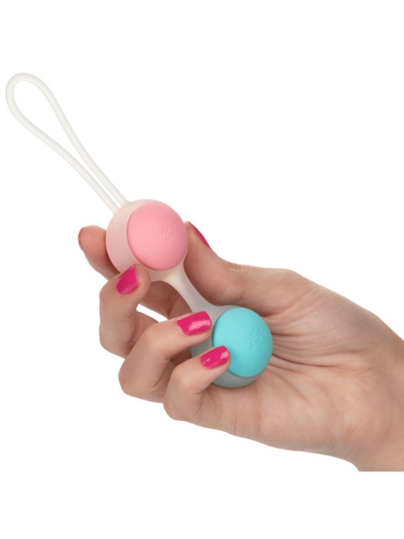 she ology interchageable weighted kegel set passionfruit 2