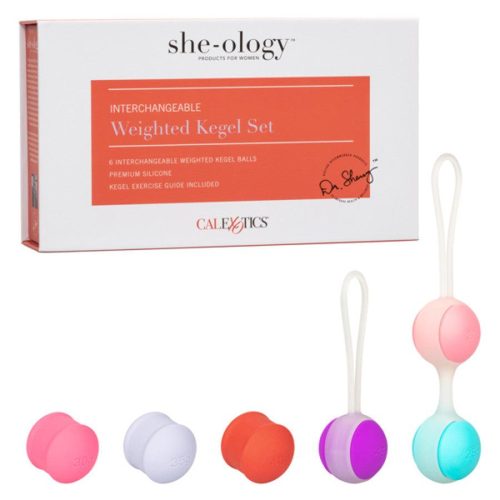 she ology interchageable weighted kegel set passionfruit 9