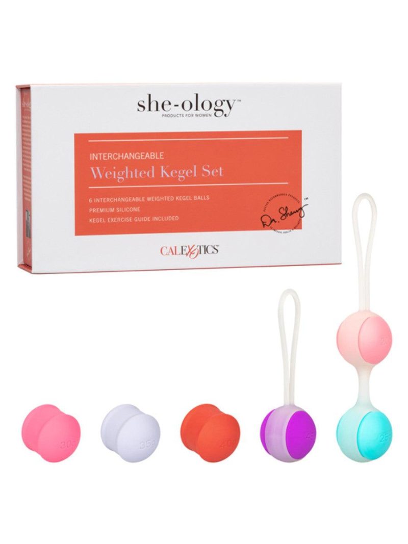 she ology interchageable weighted kegel set passionfruit 9