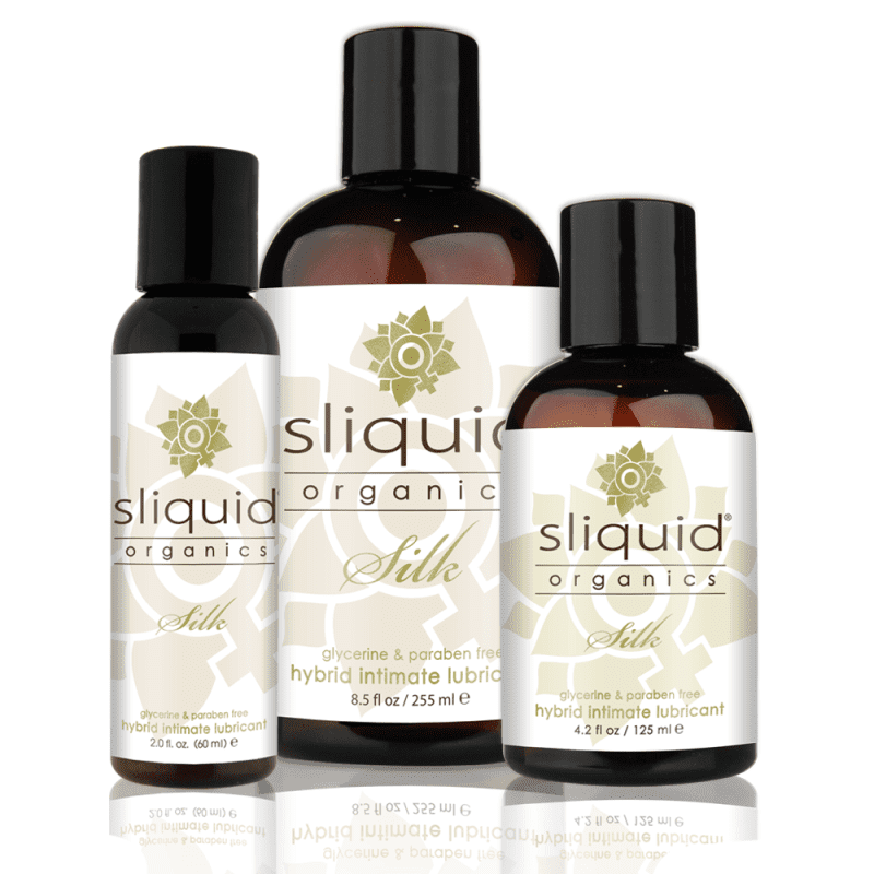 sliquid organics silk hybrid with 12percent silicone various sizes passionfruit