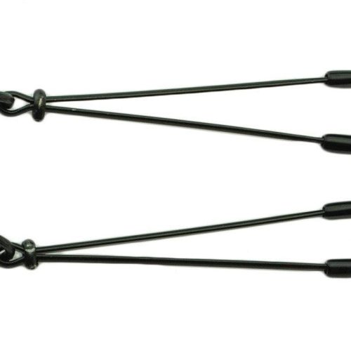 Tweezer Tip Nipple Clamps with Chain - Passionfruit