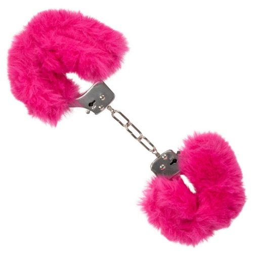 Ultra Fluffy Furry Handcuffs: Various Colors - Passionfruit