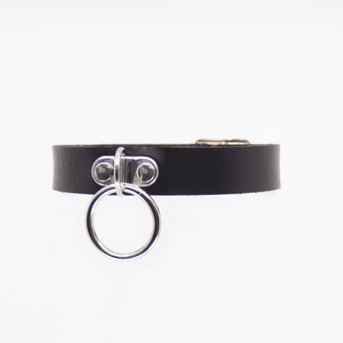 vegan collar with single ring passionfruit 3