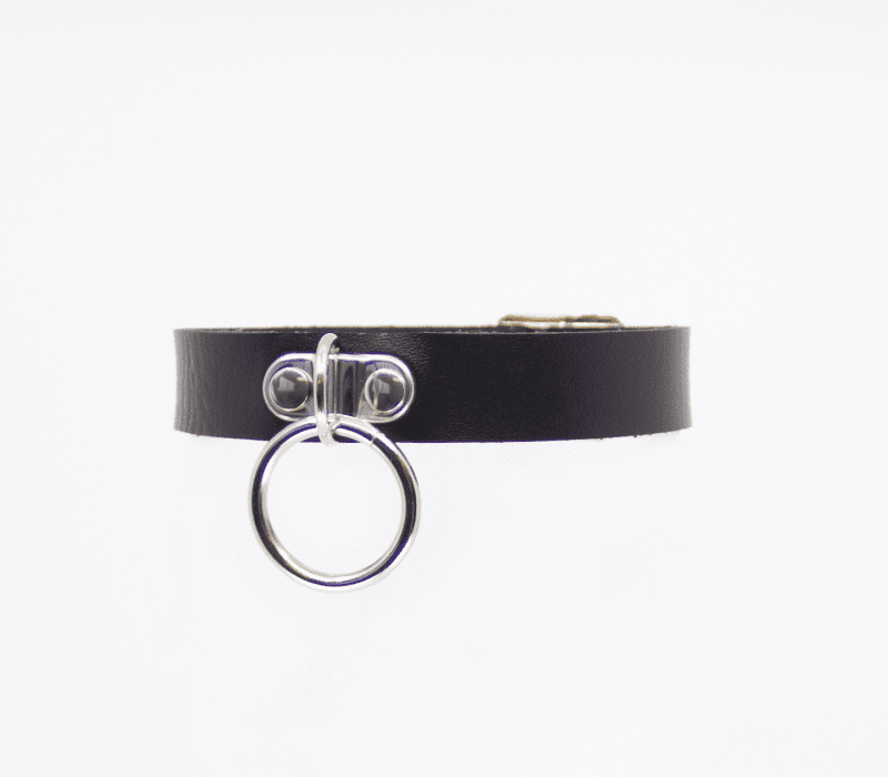 vegan collar with single ring passionfruit 3