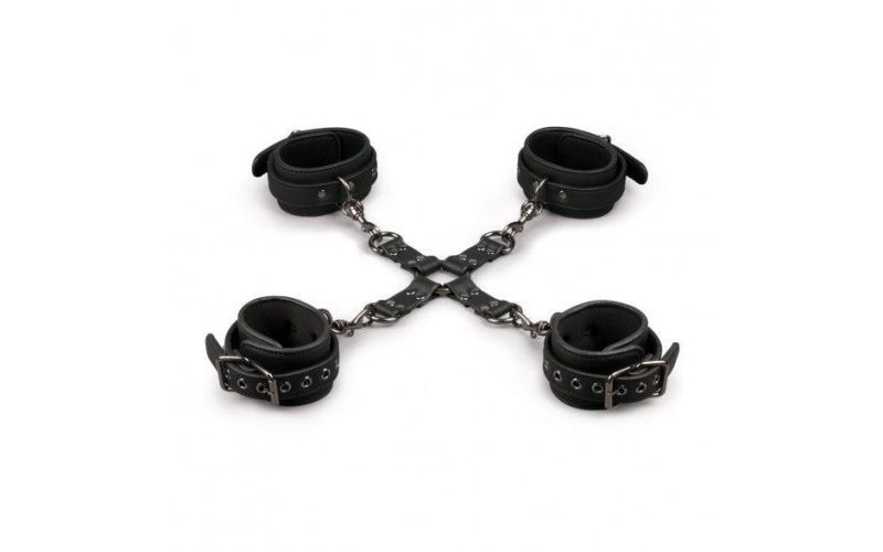 vegan hogtie with wrist and ankle cuffs easy toys passionfruit 2